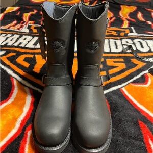 Harley-Davidson Black Riding Boots